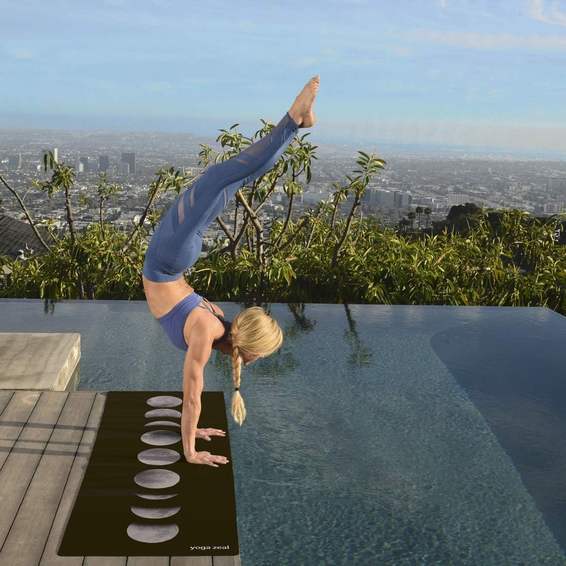 Yoga Mats - Luxuriously Soft, Thick, Non-Slip, Hot Yoga Mat. Eco Printed. Designed to grip better with a sweaty yoga practice!