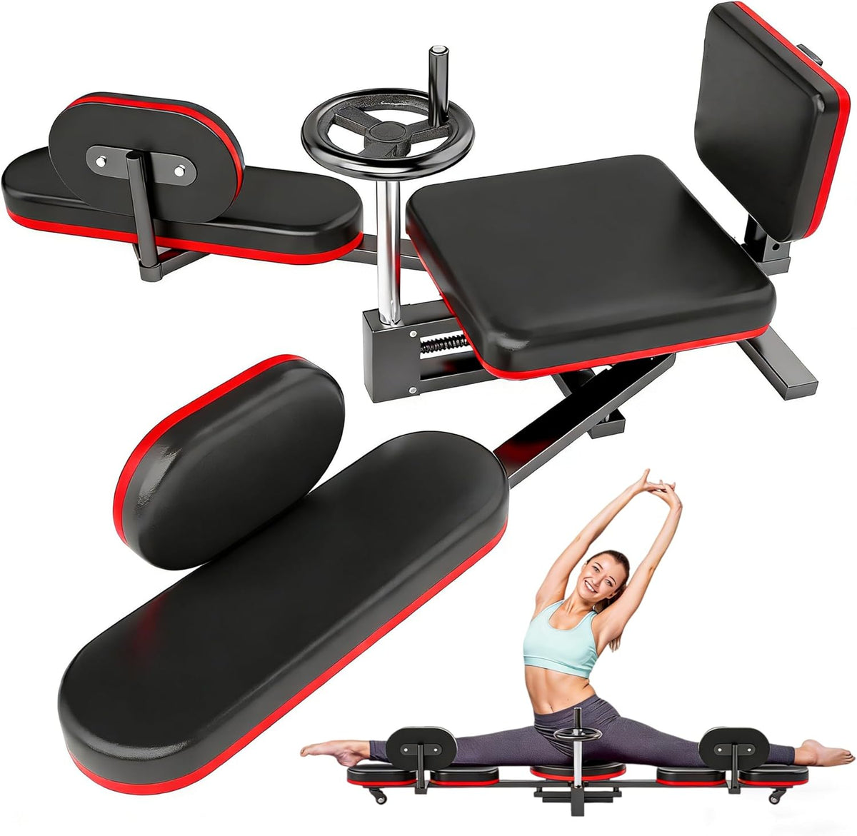 Leg Stretcher, 300LBS Stretcher Machine,210° Adjustable Split Machine