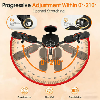 Leg Stretcher, 300LBS Stretcher Machine,210° Adjustable Split Machine