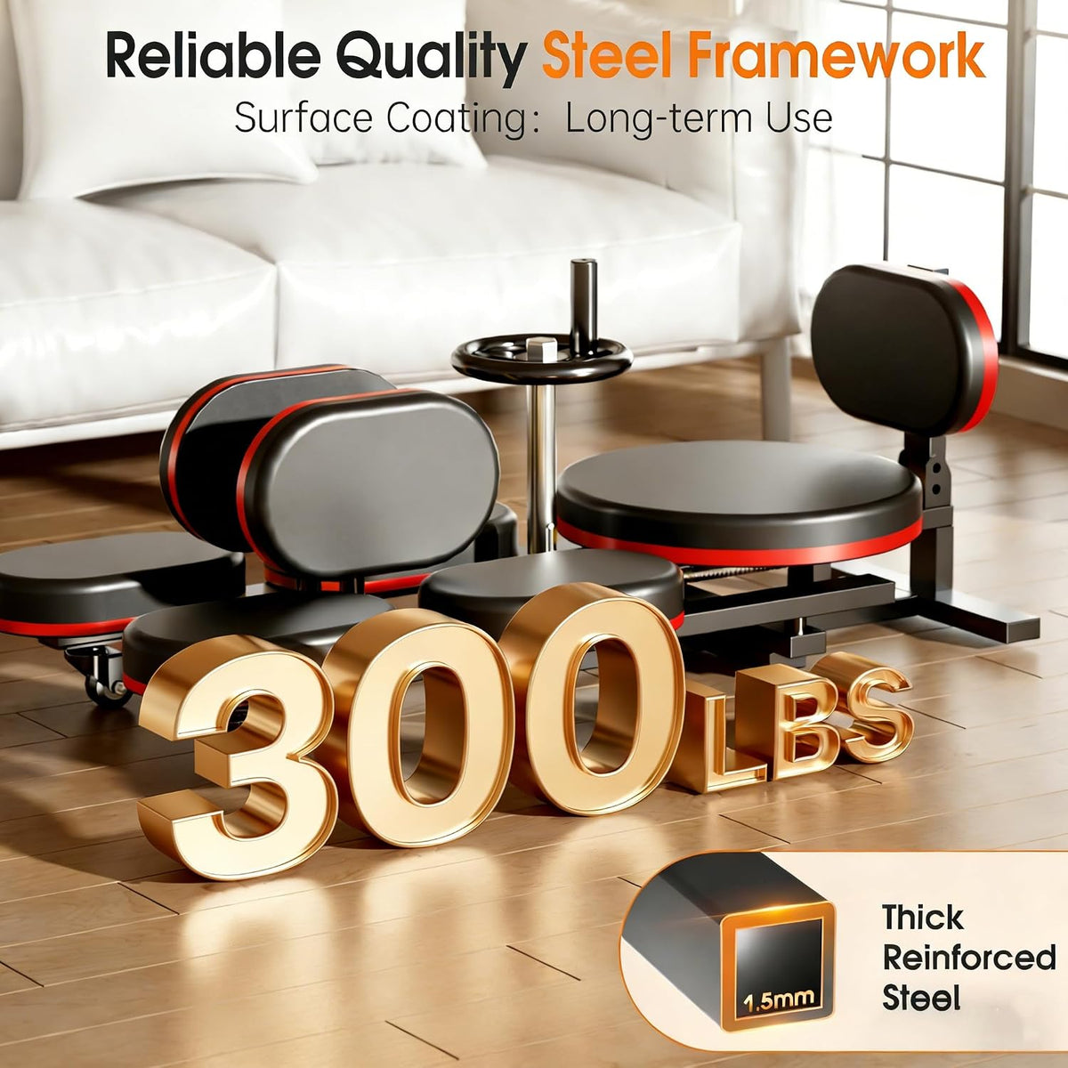 Leg Stretcher, 300LBS Stretcher Machine,210° Adjustable Split Machine