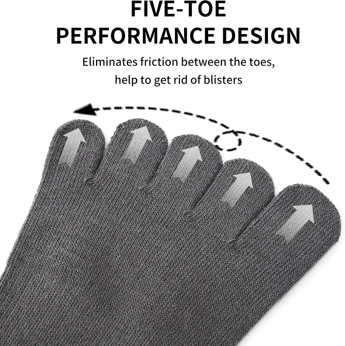 3Pairs Grippy Yoga Socks for Women – Full Toe Cotton Crew Pilates Socks with Non Slip Sticky Grip Bottom,Gifts for Yoga,Barre,Pilates,Dance,Exercises and indoor walking.(Black/Grey/White)