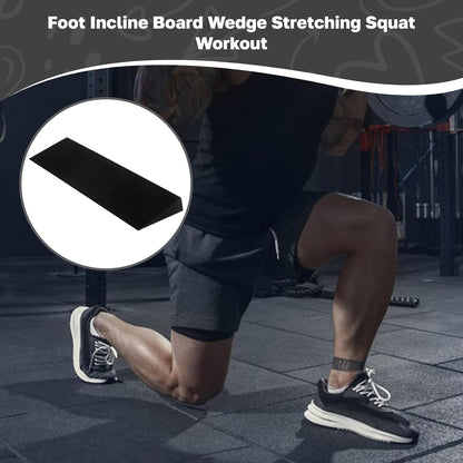 Squat Wedge Block Elevated Squat Footrest Cushion Slant Board Calf Stretcher for Fitness Stretch Balance Pilate Exercise