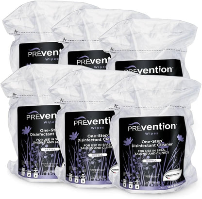 All Purpose Disinfectant Wipes – Canister of Cleaning Wipes for Salons, Spas, Wellness Centers and Yoga Studios – Hospital Grade Surface Sanitizing – 160 Count