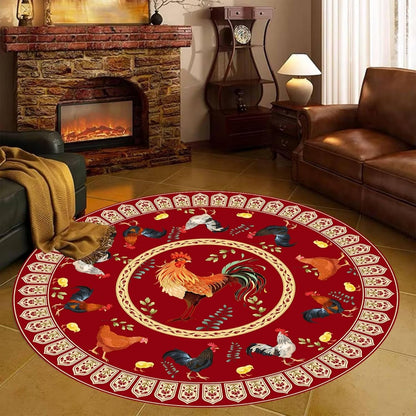 Black Snake Round 4ft Area Rug Wild Serpent Snakeskin Black Circle Rug Gothic Non-Slip Floor Mat for Bedroom Living Room Study Playing Round Yoga Mat Washable Carpet