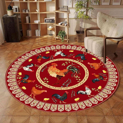 Black Snake Round 4ft Area Rug Wild Serpent Snakeskin Black Circle Rug Gothic Non-Slip Floor Mat for Bedroom Living Room Study Playing Round Yoga Mat Washable Carpet