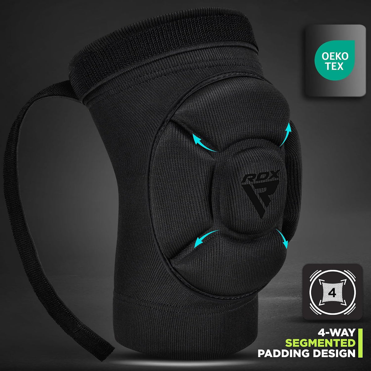 Knee Pads for Work, Oeko TEX Certified, Anti-Slip Protective Thick Padded Foam Pad, Collision Avoidance Sleeves Pair, MMA Muay Thai Grappling Volleyball Football Wrestling Gardening.