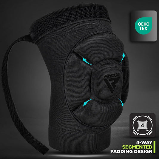 Knee Pads for Work, Oeko TEX Certified, Anti-Slip Protective Thick Padded Foam Pad, Collision Avoidance Sleeves Pair, MMA Muay Thai Grappling Volleyball Football Wrestling Gardening.