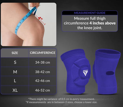 Knee Pads for Work, Oeko TEX Certified, Anti-Slip Protective Thick Padded Foam Pad, Collision Avoidance Sleeves Pair, MMA Muay Thai Grappling Volleyball Football Wrestling Gardening.