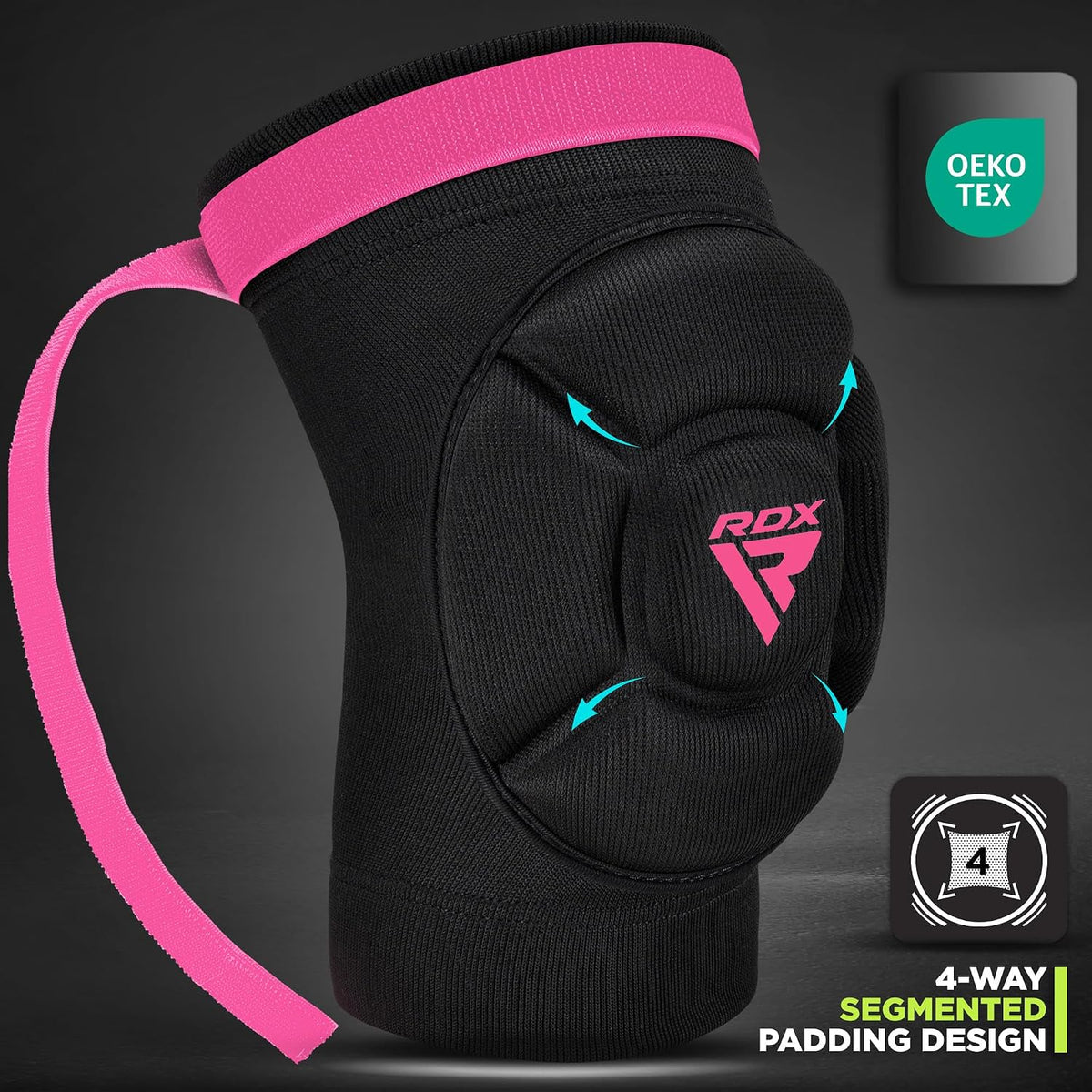 Knee Pads for Work, Oeko TEX Certified, Anti-Slip Protective Thick Padded Foam Pad, Collision Avoidance Sleeves Pair, MMA Muay Thai Grappling Volleyball Football Wrestling Gardening.