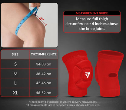 Knee Pads for Work, Oeko TEX Certified, Anti-Slip Protective Thick Padded Foam Pad, Collision Avoidance Sleeves Pair, MMA Muay Thai Grappling Volleyball Football Wrestling Gardening.