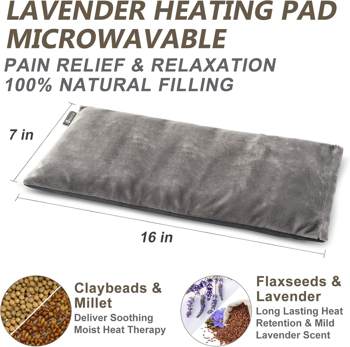 Sinus Face Mask Heated for Headache，Dry Eyes, Migraine, Sinus Pressure Relief, Warm Cold Compress, Lavander Eye Pillow Weighted for Relaxation, Sleep, Yoga, Microwavable Eye Heating Pad