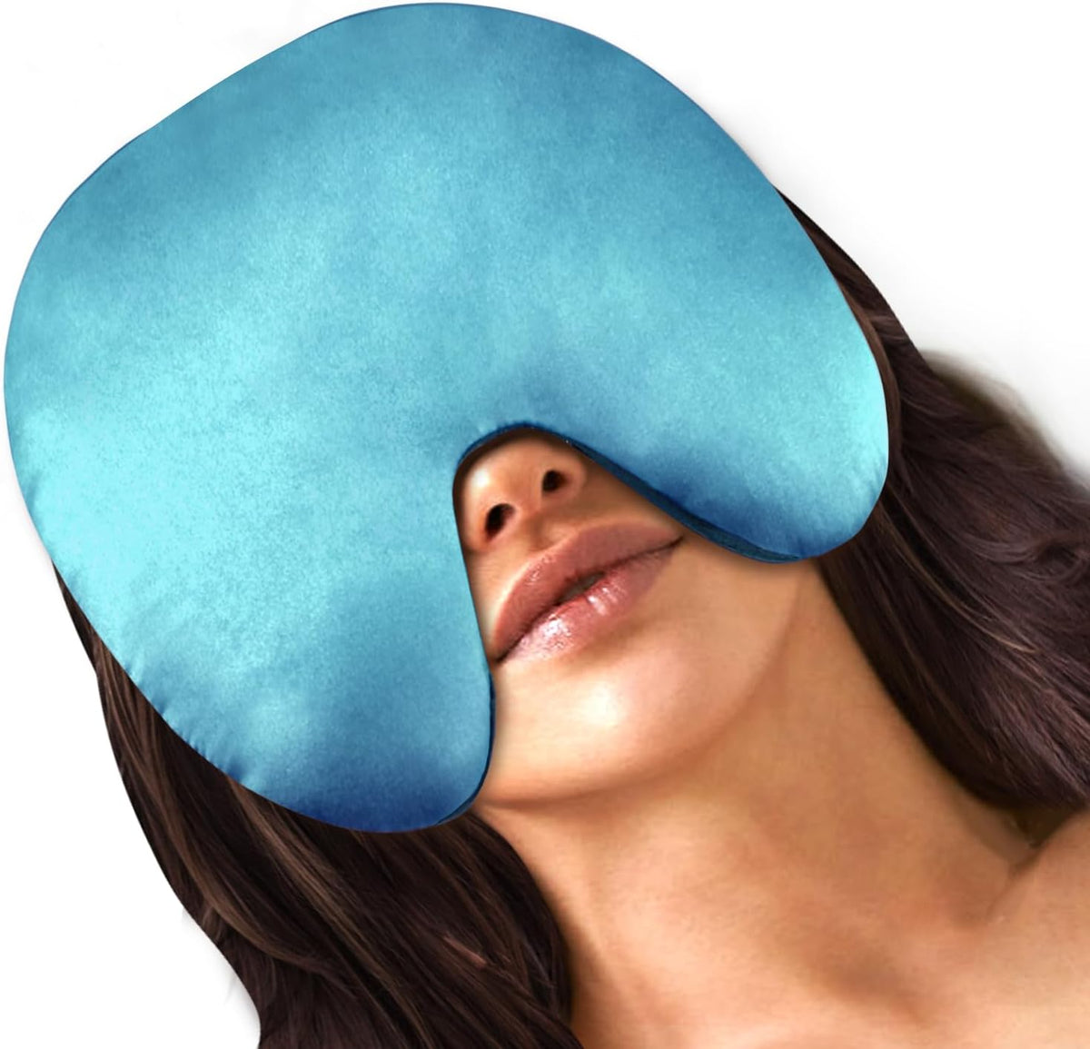 Sinus Face Mask Heated for Headache，Dry Eyes, Migraine, Sinus Pressure Relief, Warm Cold Compress, Lavander Eye Pillow Weighted for Relaxation, Sleep, Yoga, Microwavable Eye Heating Pad