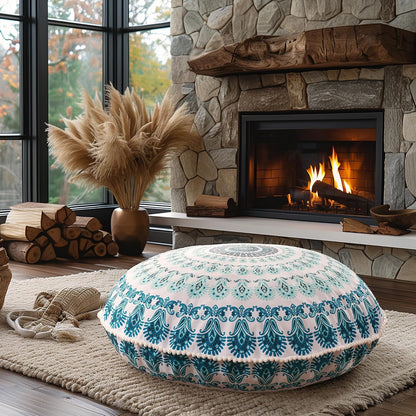 Floor Pillows 2 Pack, Large Meditation Cushions for Adults, 32-inch