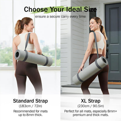 Slim Panda Yoga Mat Straps for Carrying, Adjustable Yoga Mat Carrier Sling Fits All Mats(Mat Not Included)