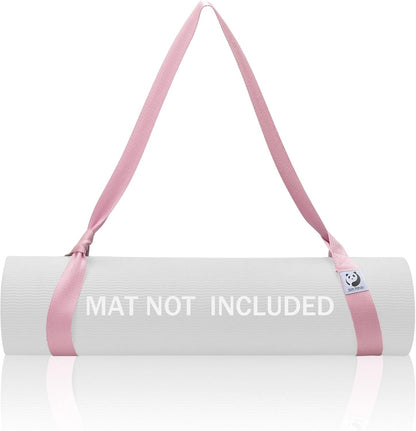 Slim Panda Yoga Mat Straps for Carrying, Adjustable Yoga Mat Carrier Sling Fits All Mats(Mat Not Included)