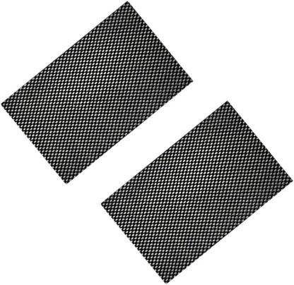 Pilates Reformer Mat, Workout Mat, Black Yoga Mat, Workout Mats for Home Gym, 2-Pack Non-Slip & Hand Grip Floor Fitness Pads