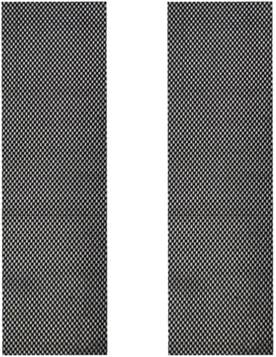 Pilates Reformer Mat, Workout Mat, Black Yoga Mat, Workout Mats for Home Gym, 2-Pack Non-Slip & Hand Grip Floor Fitness Pads