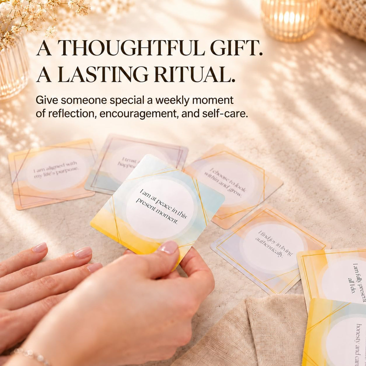 Affirmation Cards for Women: Positive Affirmations Cards & Guided Journal