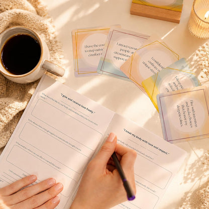 Affirmation Cards for Women: Positive Affirmations Cards & Guided Journal