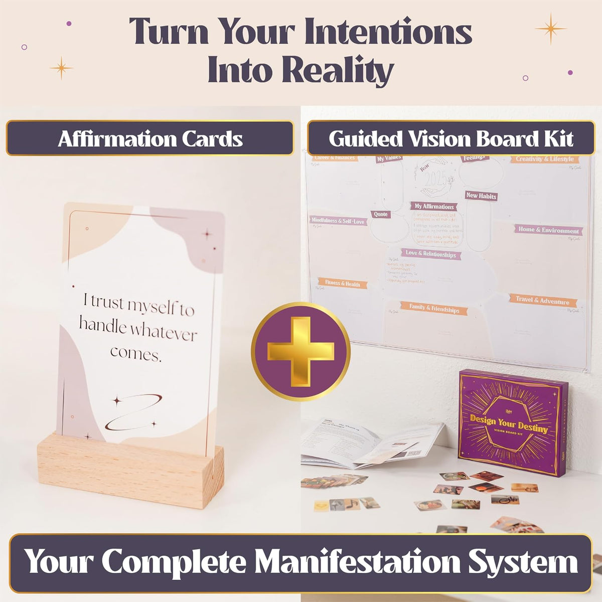 Affirmation Cards for Women: Positive Affirmations Cards & Guided Journal