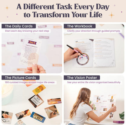 Affirmation Cards for Women: Positive Affirmations Cards & Guided Journal