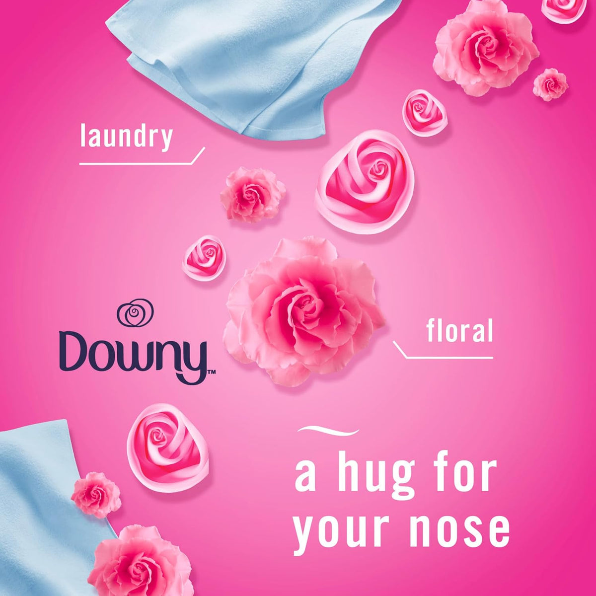 Odor-Fighting Fabric Refresher, Downy Calm and April Fresh, 16.9oz, 2 Pack
