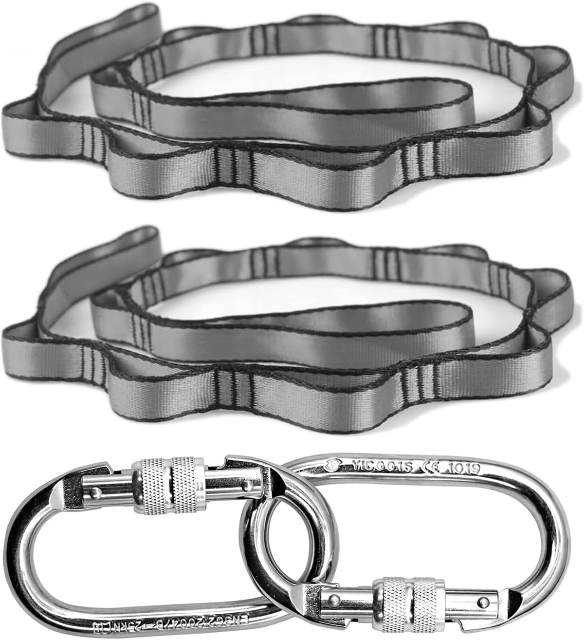 Aerial Yoga Hammock Rigging Daisy Chain & Carabiner w/CE Cert
