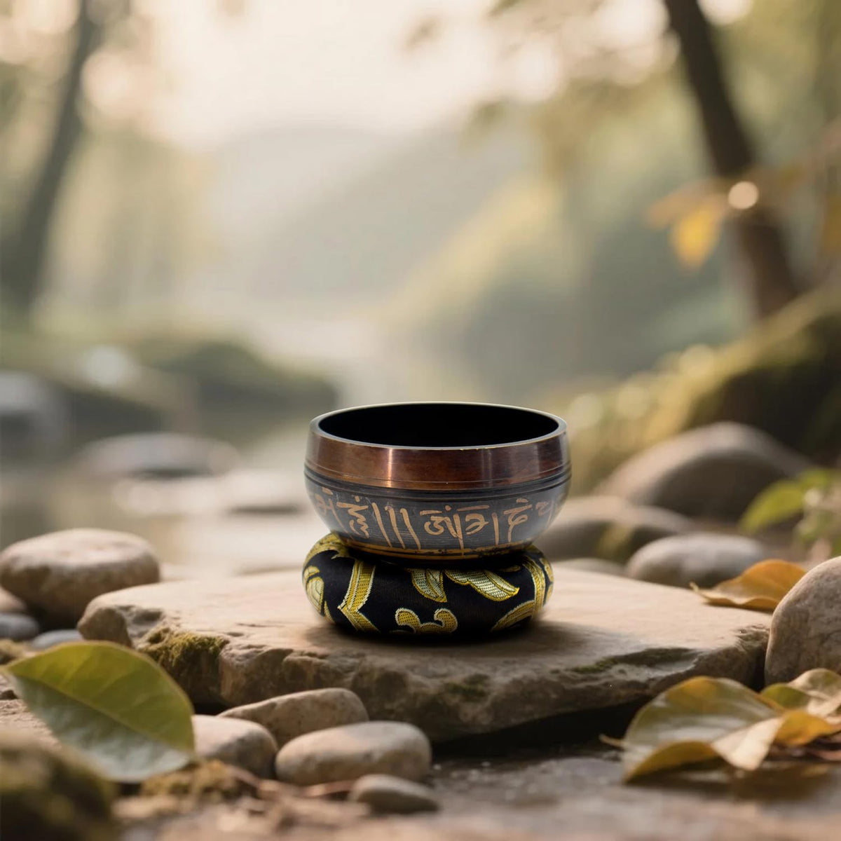 Tibetan Singing Bowls Set, Singing Bowls, Meditation Sound Bowl Handcrafted in Nepal, For Yoga, Meditation, Mindfulness, Healing & Chakra balancing