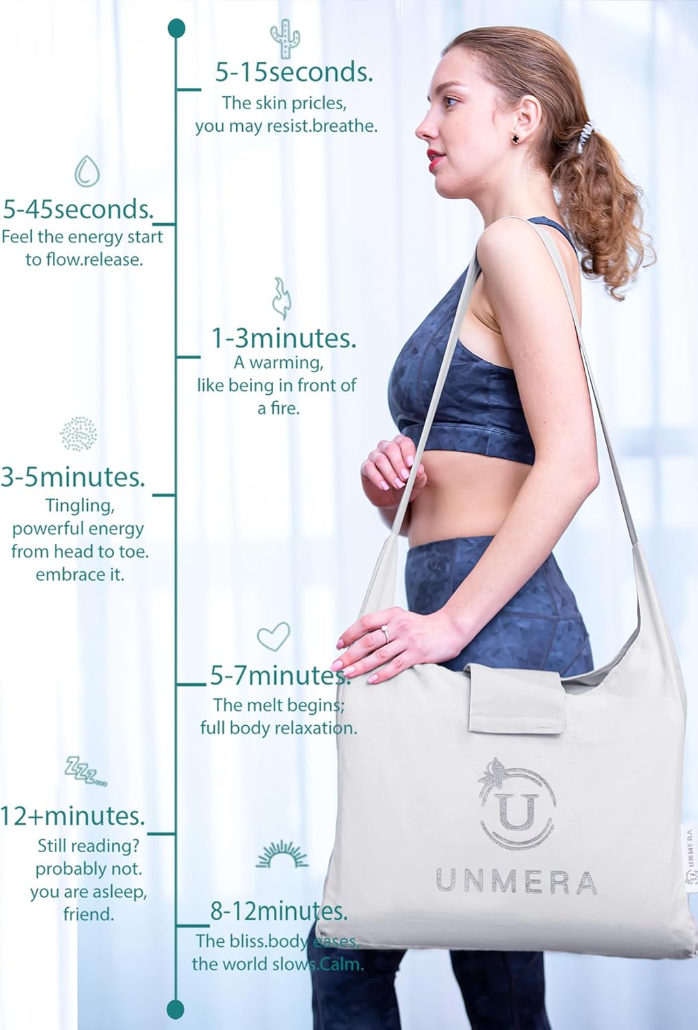 Acupressure Mat and Pillow Set,Natural Linen & Coconut Fiber Filling