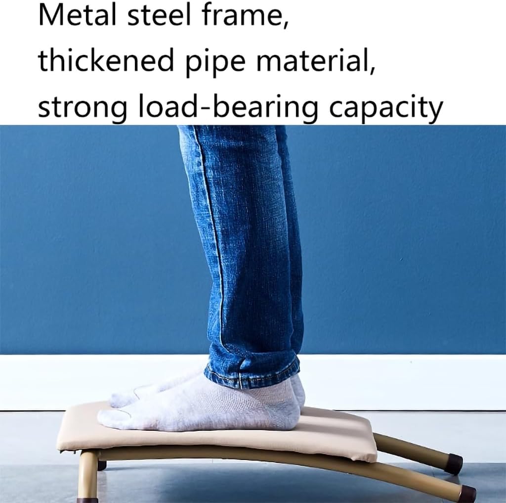 Yoga Chair,Yoga Auxiliary Chair with Lumbar Back Support, Backless Yoga Chair,Metal Steel Frame,Foldable Portable Yoga Chair, Iyengar Yoga Chair,300 Lbs Capacity