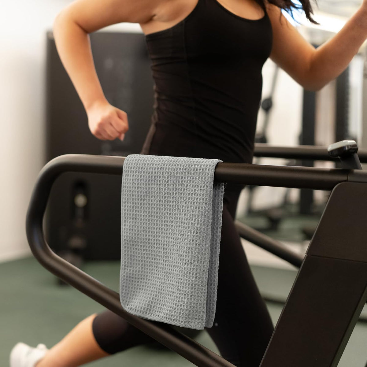 . Microfiber Gym Towels, 6 Pack, 16" x 27"