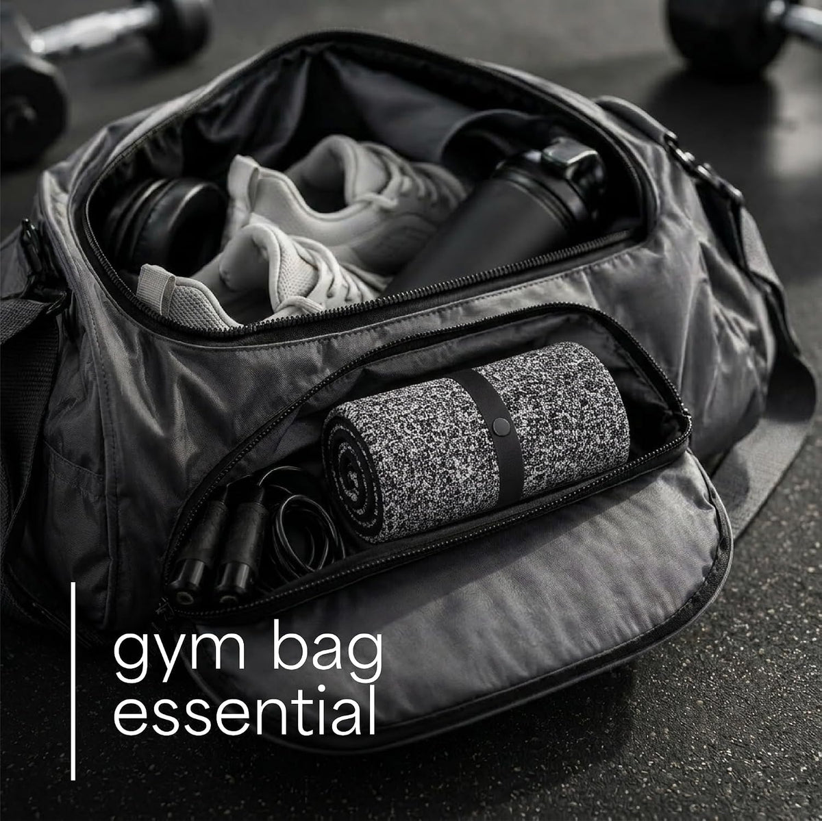 . Microfiber Gym Towels, 6 Pack, 16" x 27"