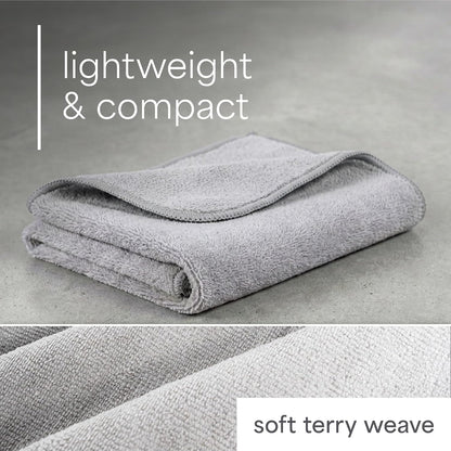 . Microfiber Gym Towels, 6 Pack, 16" x 27"
