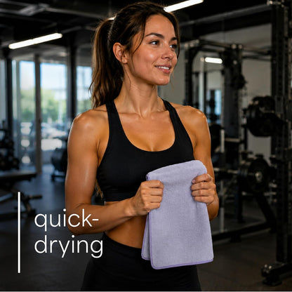 . Microfiber Gym Towels, 6 Pack, 16" x 27"