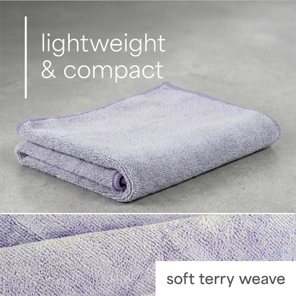 . Microfiber Gym Towels, 6 Pack, 16" x 27"