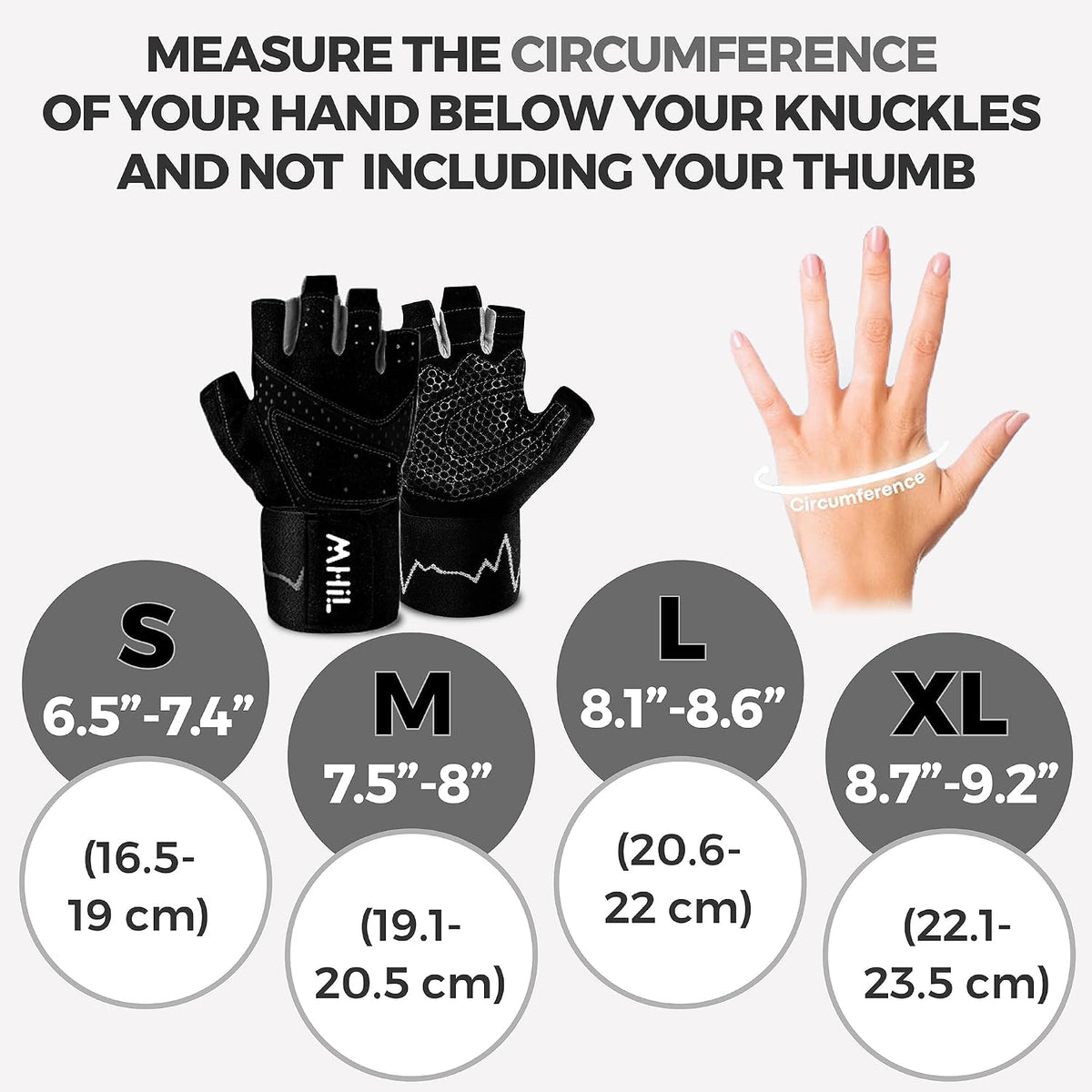 Workout Gloves for Women – Breathable Gym Gloves for Women with Palm Protection and Enhanced Grip – Padded Weight Lifting Glove for Womens with Wrist Wraps Support Weightlifting Exercise Cycling