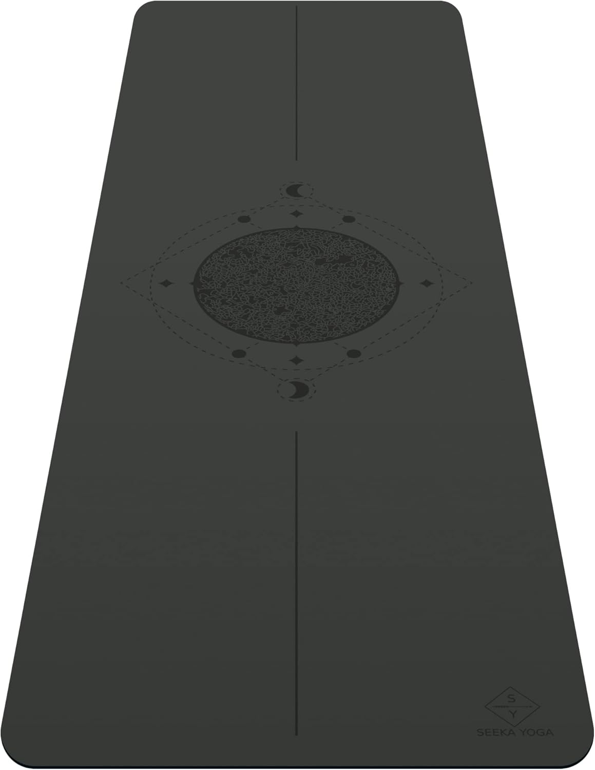 Grippiest Mat - Wet or Dry - Body Alignment. Plants A Tree. Natural Rubber Bottom.Extra Long and Wide for Comfort. Suitable Also for Hot Yoga. (72" x 24" x 4.5mm) Home Workout Mat. Non-slip.