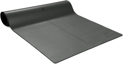 Grippiest Mat - Wet or Dry - Body Alignment. Plants A Tree. Natural Rubber Bottom.Extra Long and Wide for Comfort. Suitable Also for Hot Yoga. (72" x 24" x 4.5mm) Home Workout Mat. Non-slip.