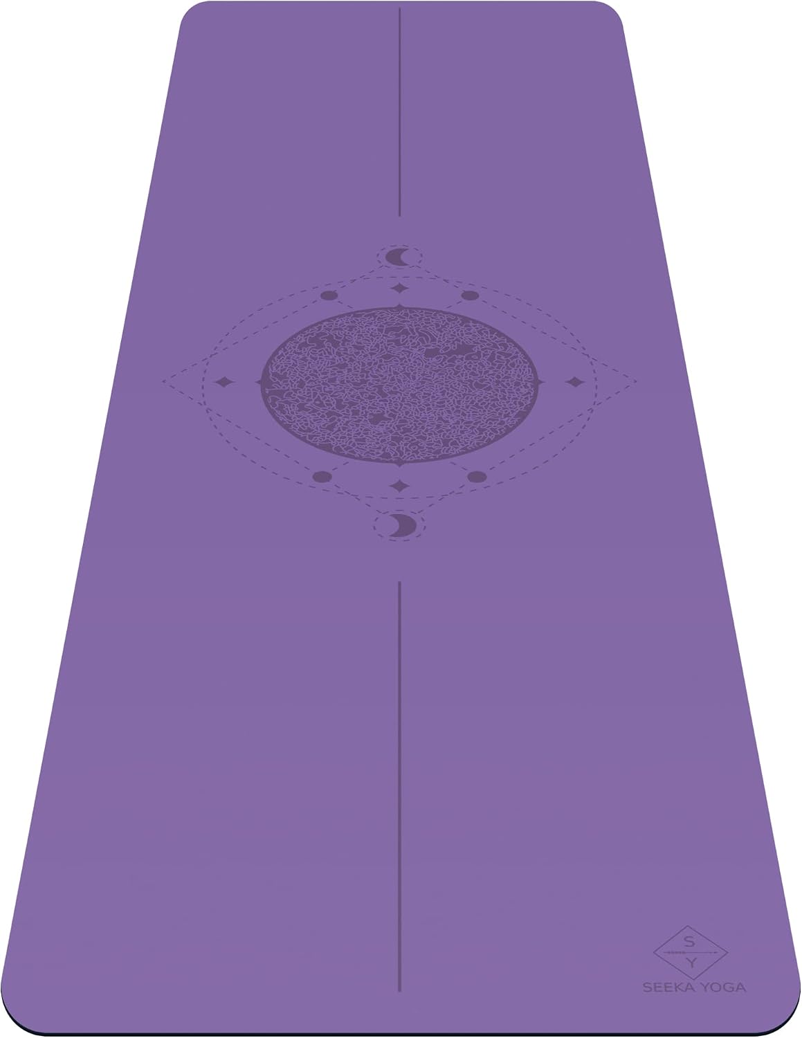 Grippiest Mat - Wet or Dry - Body Alignment. Plants A Tree. Natural Rubber Bottom.Extra Long and Wide for Comfort. Suitable Also for Hot Yoga. (72" x 24" x 4.5mm) Home Workout Mat. Non-slip.
