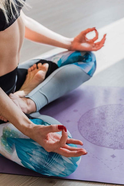 Grippiest Mat - Wet or Dry - Body Alignment. Plants A Tree. Natural Rubber Bottom.Extra Long and Wide for Comfort. Suitable Also for Hot Yoga. (72" x 24" x 4.5mm) Home Workout Mat. Non-slip.