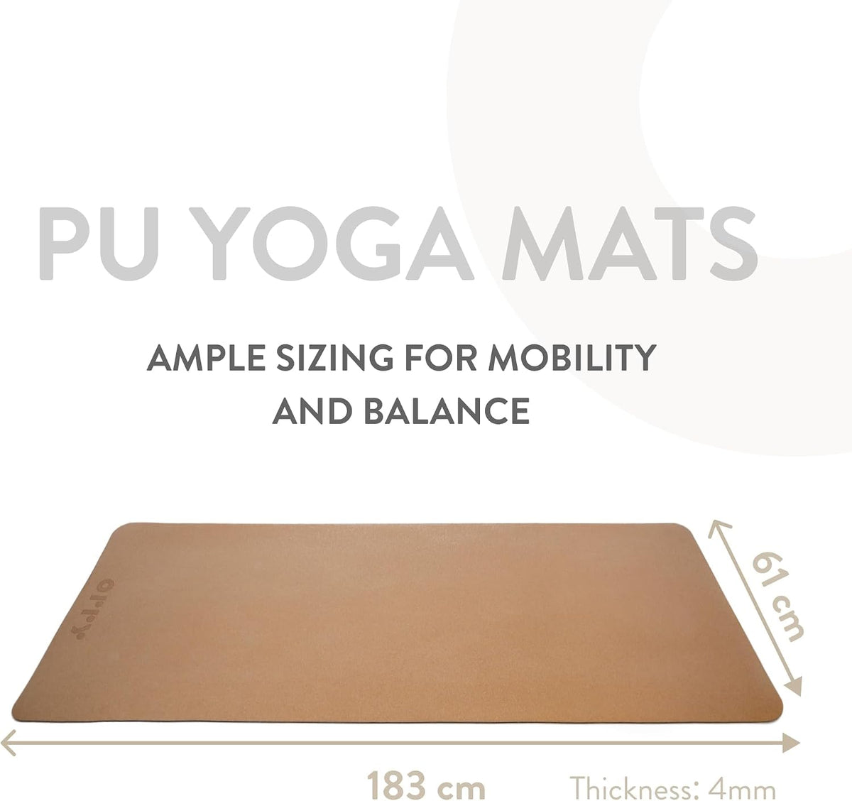 TPE Yoga Mat - 72'' x 24" -Anti-Slip