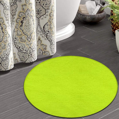 Room Sofa Yoga Soft Round Carpet, Modern Round Area Rug, Non Slip Machine Washable Kitchen Office Circle Rug Purple, 36inch