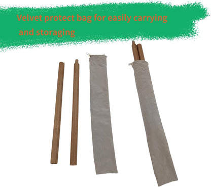 Yoga Stick | Multipurpose Wooden Pranayama Stick | Lung Opener for Fuller Breathing | Posture Corrector and Flexibility Enhancer | Detachable Robust Yoga Pole