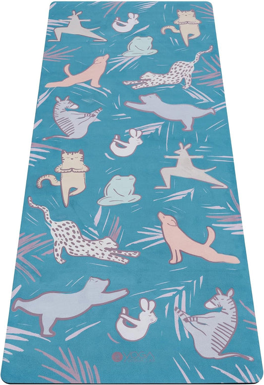 The Kids Yoga Mat | Environmentally Friendly + Supportive + Colourful | Non-Toxic | Ideal for Yoga, Gymnastics, Exercise, Athletics | Includes Carry Strap