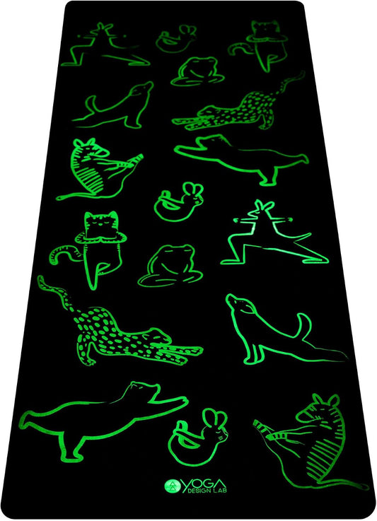 The Kids Yoga Mat | Environmentally Friendly + Supportive + Colourful | Non-Toxic | Ideal for Yoga, Gymnastics, Exercise, Athletics | Includes Carry Strap