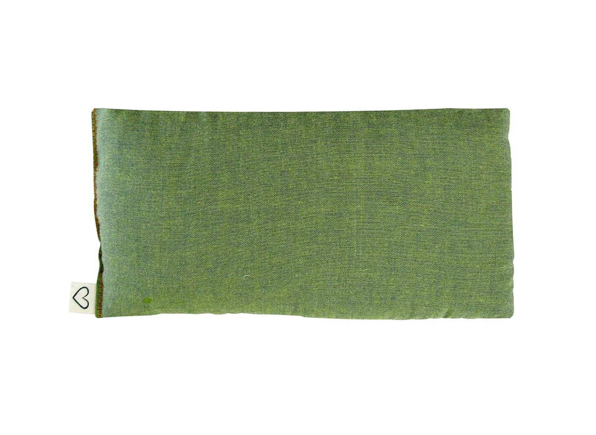 Unscented Flax Eye Pillow - Soft & Soothing Cotton 4 x 8.5 - Yoga Sleep Relaxation - Naturally Calming Colors - Weighted Yoga Massage Headache Sleep - beige