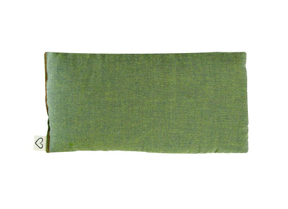 Unscented Flax Eye Pillow - Soft & Soothing Cotton 4 x 8.5 - Yoga Sleep Relaxation - Naturally Calming Colors - Weighted Yoga Massage Headache Sleep - beige