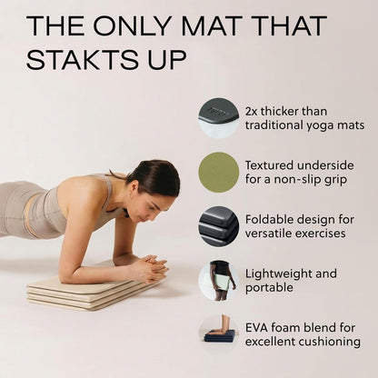 The Original Foldable Yoga Mat - Non-Slip