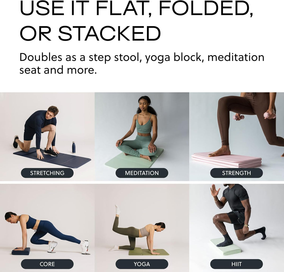 The Original Foldable Yoga Mat - Non-Slip