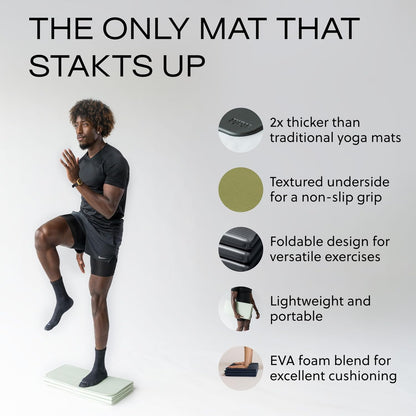 The Original Foldable Yoga Mat - Non-Slip